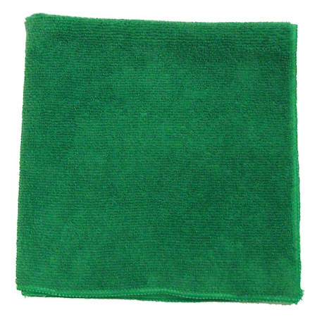 Green Microfiber Cloth 300 GMS,16,PK36